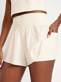 High-Waisted StretchTech 2-in-1 Shorts - 3-inch inseam