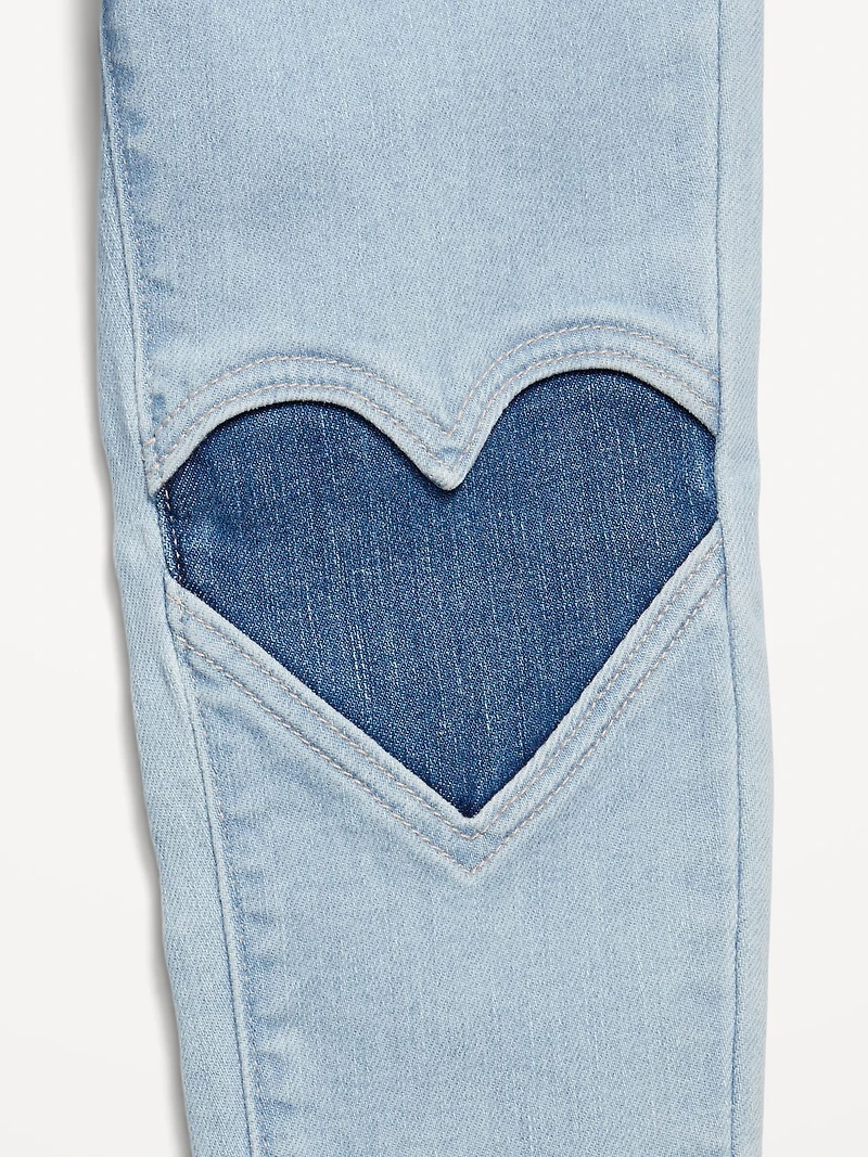 High-Waisted Rockstar 360° Stretch Jeggings for Girls