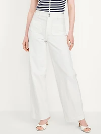Extra High-Waisted Wide-Leg Jeans