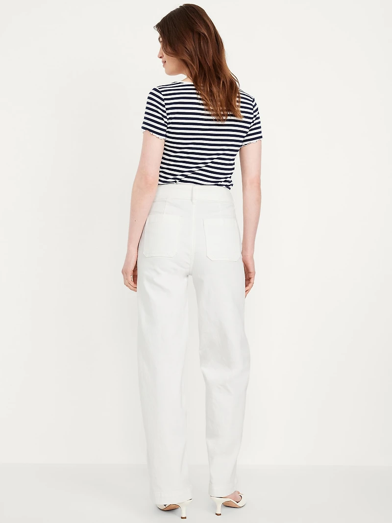 Extra High-Waisted Wide-Leg Jeans