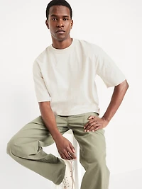 Garment-Dyed Cropped T-Shirt