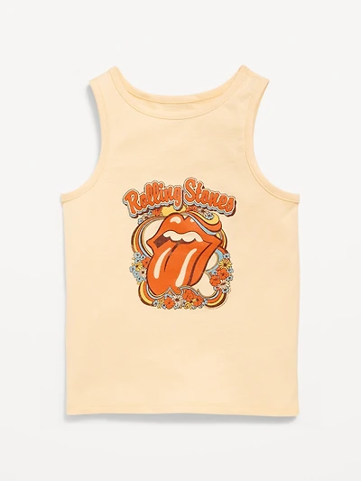 Rolling Stones™ Fitted Graphic Tank Top for Girls