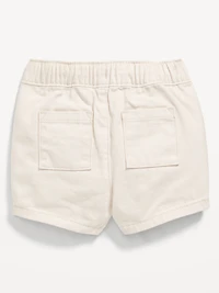 Pull-On Twill Utility Shorts for Baby
