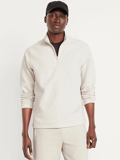 Dynamic Fleece Textured Half Zip