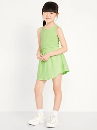 PowerChill Criss-Cross Performance Shorts Bodysuit for Girls