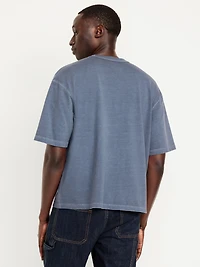 Garment-Dyed Cropped T-Shirt