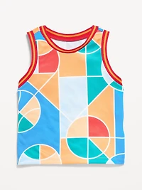 Mesh Graphic Tank Top for Toddler Boys