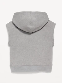 Dynamic Fleece Oversized Sleeveless Hooded Sweatshirt for Toddler Boys