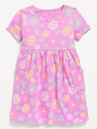 Short-Sleeve Dress for Toddler Girls