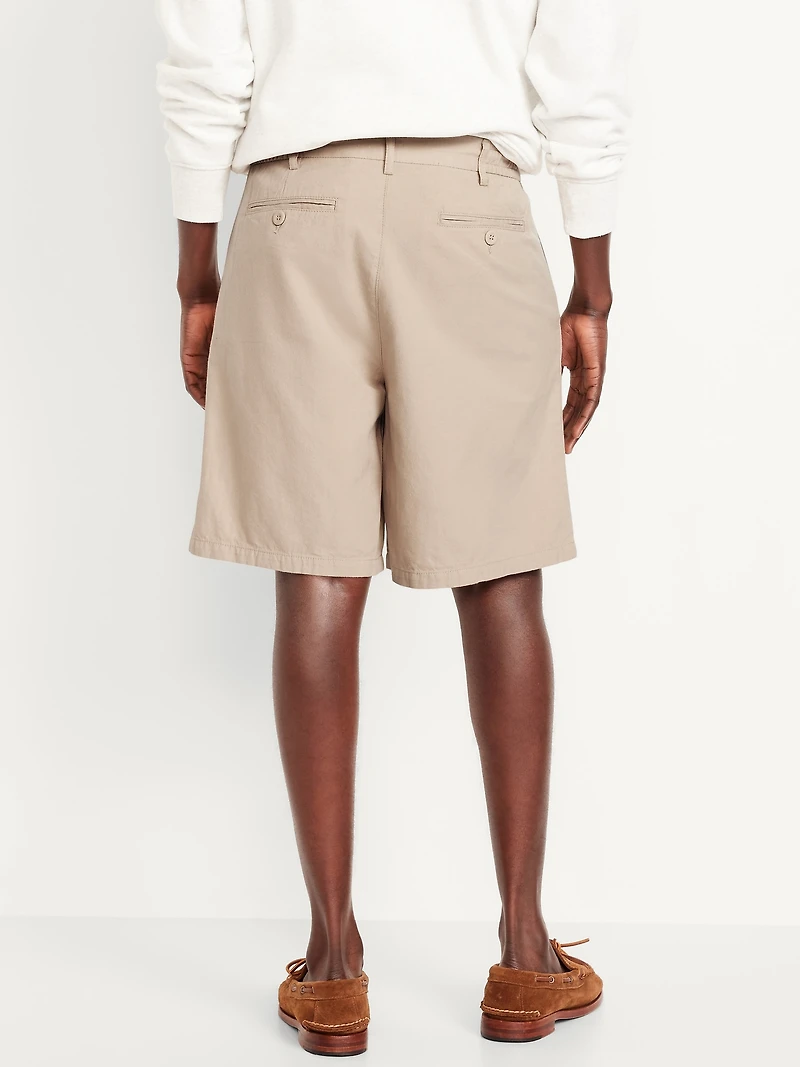 Baggy Bermuda Shorts -- 9-inch inseam