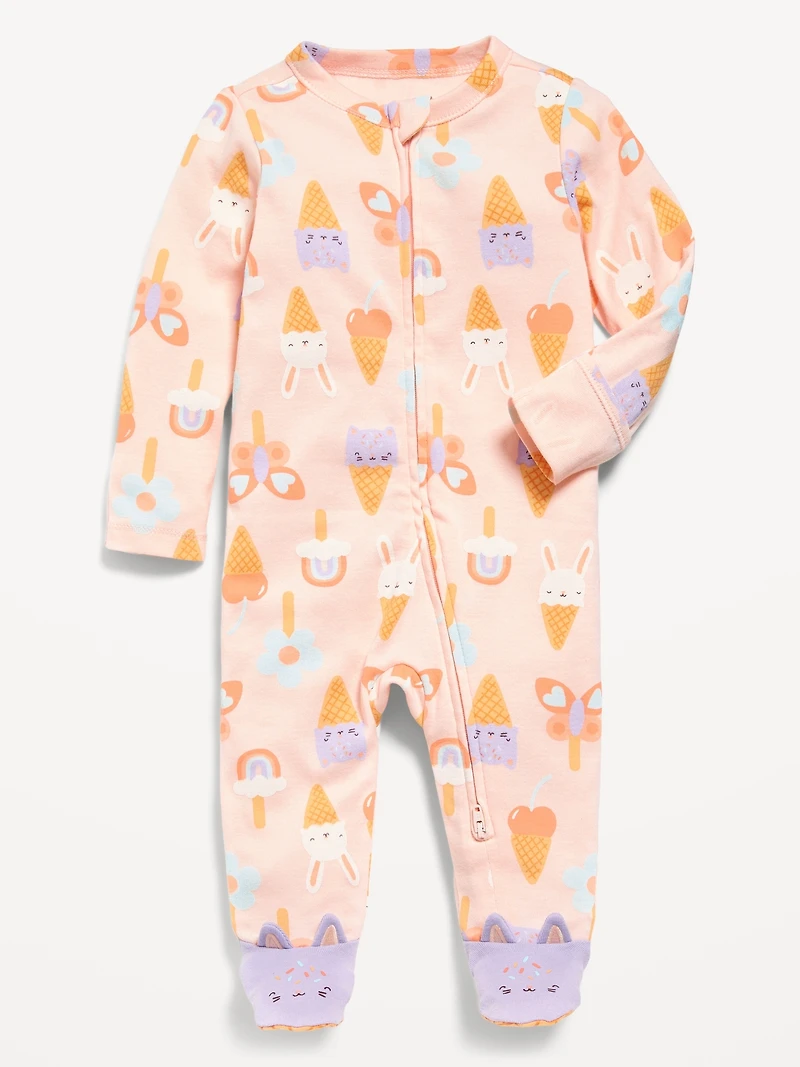 2-Way-Zip Sleep & Play Footed One-Piece for Baby