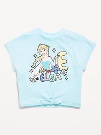 Disney© Graphic Tie-Knot T-Shirt for Toddler Girls