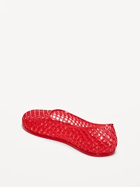 Jelly Lattice Ballet Flats for Girls