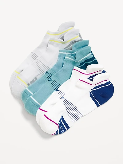 3-Pack Athletic Ankle Run Socks for Men