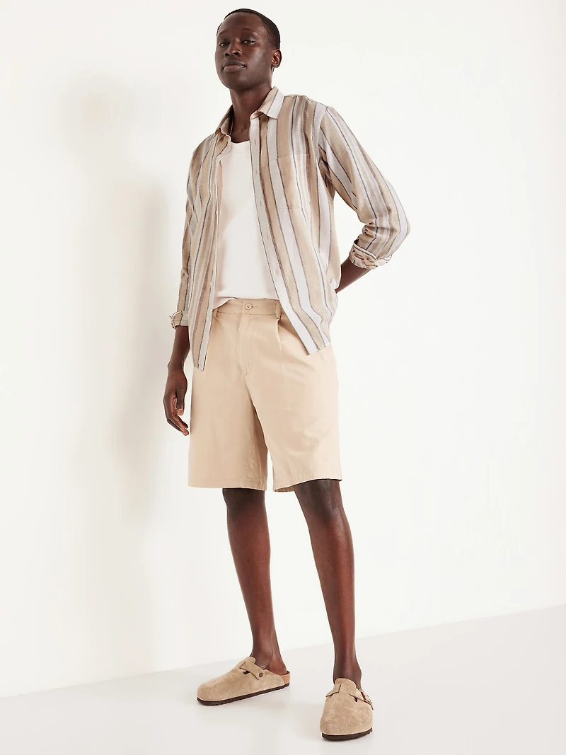 Classic Fit Linen-Blend Shirt