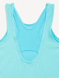 PowerSoft Sleeveless Ribbed Athletic Dress for Girls