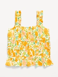 Fitted Smocked Tank Top for Girls