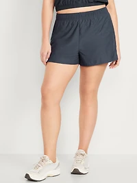 High-Waisted CloudMotion Shorts -- 3-inch inseam