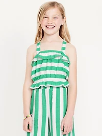 Striped Bubble Tank Top for Girls