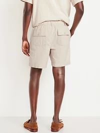 Crepe Workwear Shorts - 7-inch inseam