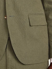 Linen-Blend Blazer