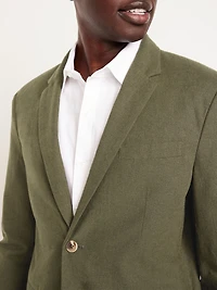 Linen-Blend Blazer