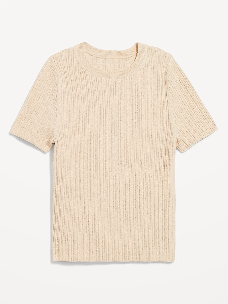 Textured Bouclé T-Shirt