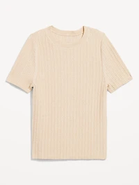 Textured Bouclé T-Shirt