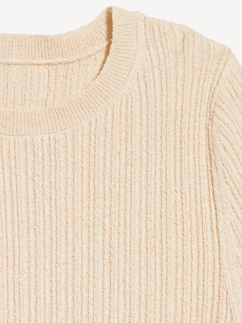 Textured Bouclé T-Shirt