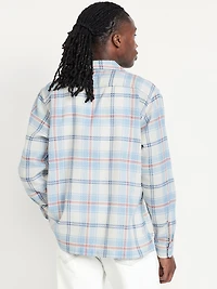 Lightweight Plaid Pocket Shirt