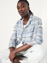 Lightweight Plaid Pocket Shirt