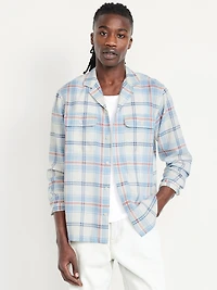 Lightweight Plaid Pocket Shirt