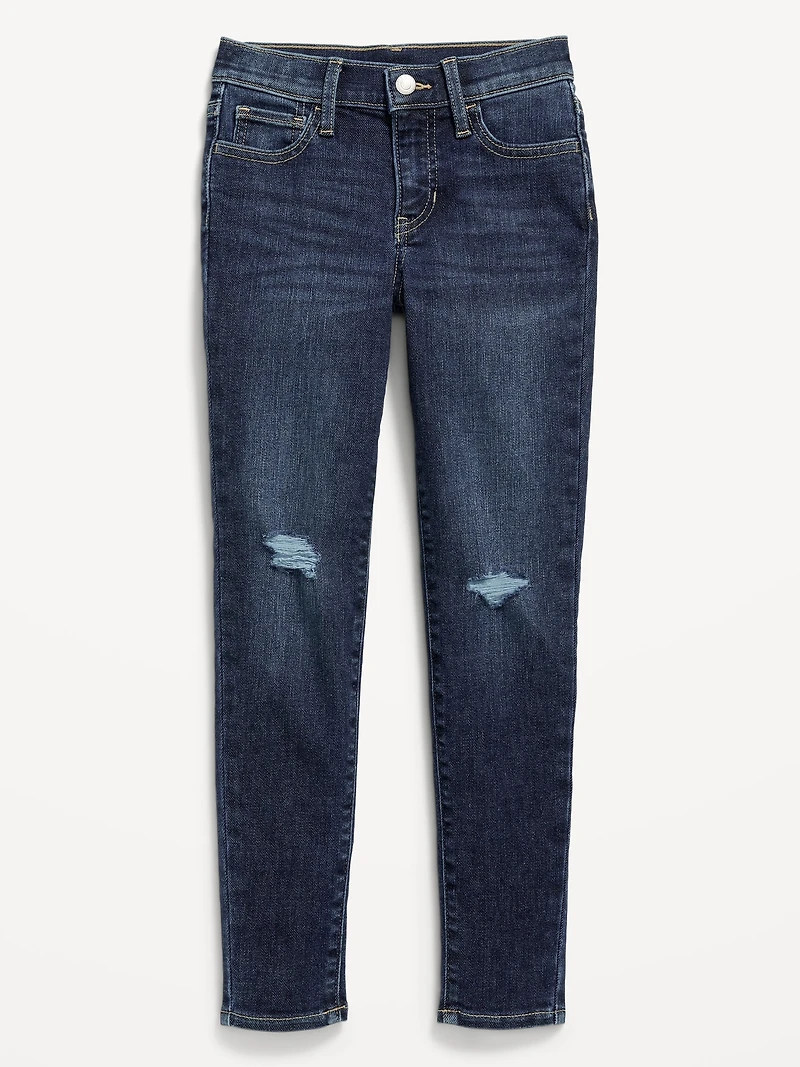 High-Waisted Rockstar 360° Stretch Jeggings for Girls
