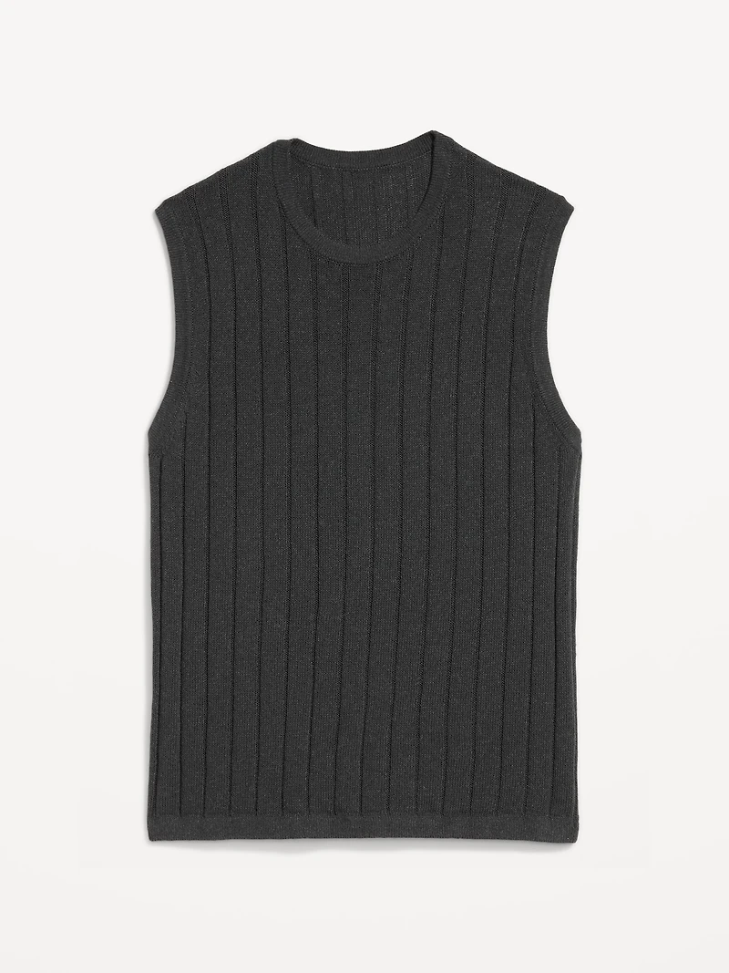 Ribbed Sweater Vest