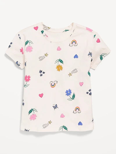 Printed Softest Short-Sleeve T-Shirt for Girls