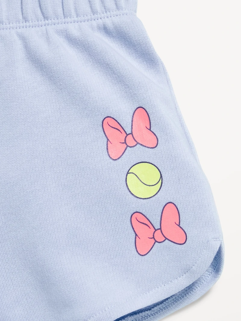 Disney© French-Terry Graphic Sweatshirt and Shorts Set for Toddler Girls