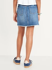 High-Waisted Jean Skirt for Girls