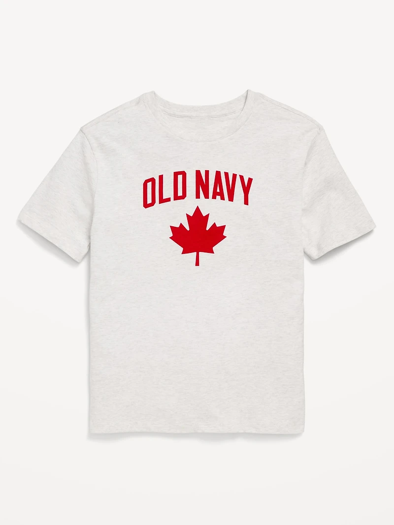 Short-Sleeve Canada Logo-Graphic T-Shirt for Boys
