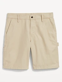 Loose Twill Carpenter Shorts -- 9-inch inseam