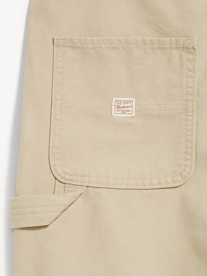 Loose Twill Carpenter Shorts -- 9-inch inseam