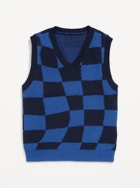 Sweater-Knit Vest for Boys