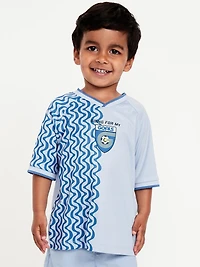 Oversized Graphic Jersey T-Shirt for Toddler Boys