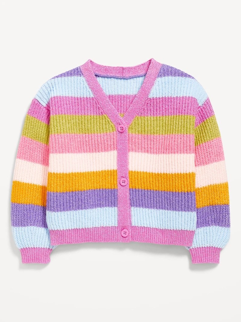 Button-Front Cardigan Sweater for Toddler Girls