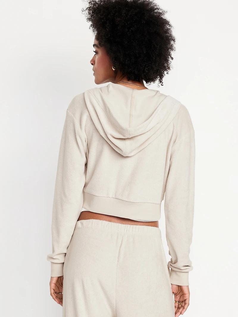 Terry Zip Hoodie