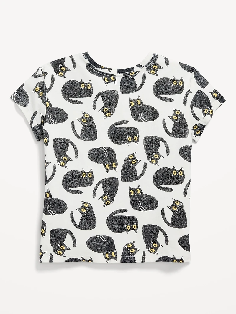 Printed Softest Short-Sleeve T-Shirt for Girls