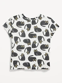 Printed Softest Short-Sleeve T-Shirt for Girls