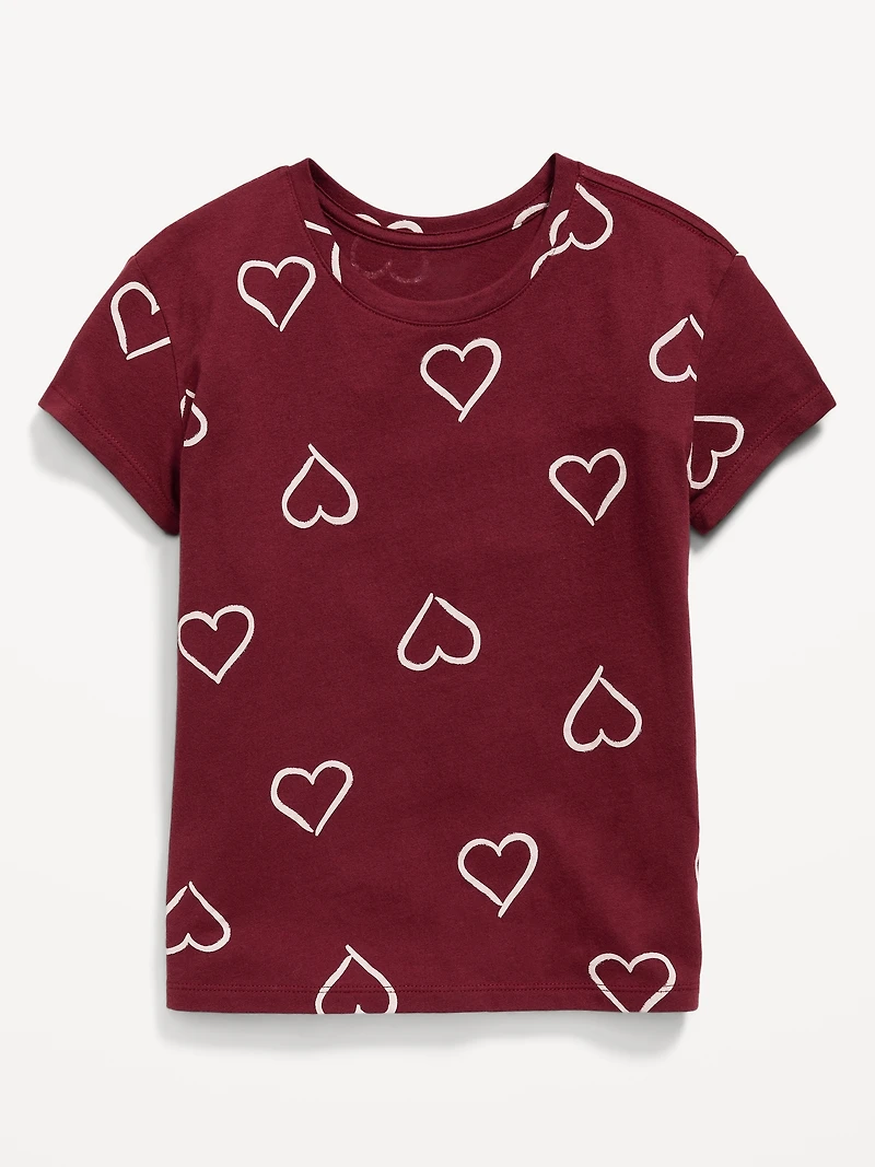 Printed Softest Short-Sleeve T-Shirt for Girls