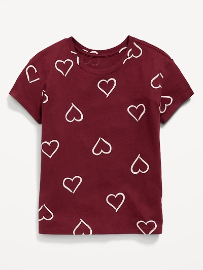 Printed Softest Short-Sleeve T-Shirt for Girls