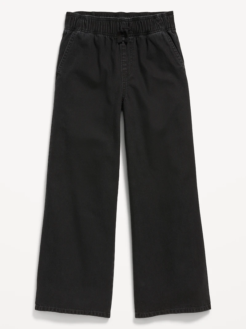 High-Waisted Baggy Wide-Leg Pull-On for Girls