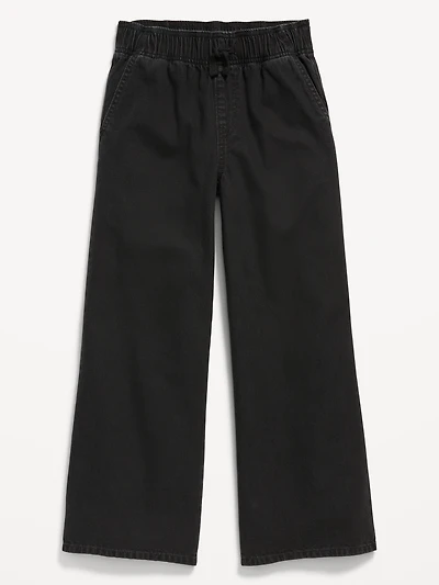 High-Waisted Baggy Wide-Leg Pull-On for Girls